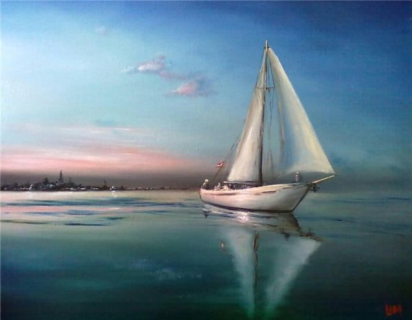 Картины Сергея Стоева морские пейзажи