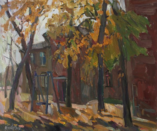 Пленэр осень этюды