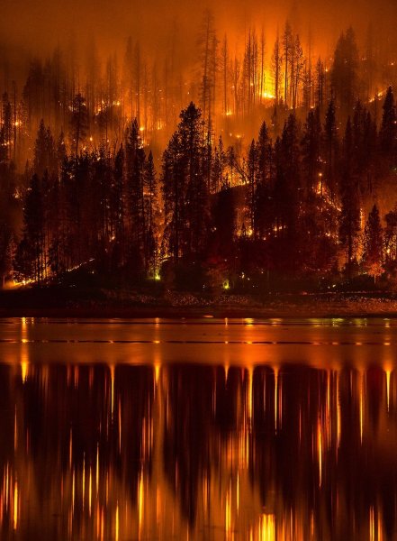 Огненный пейзаж