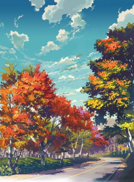 Аниме пейзаж