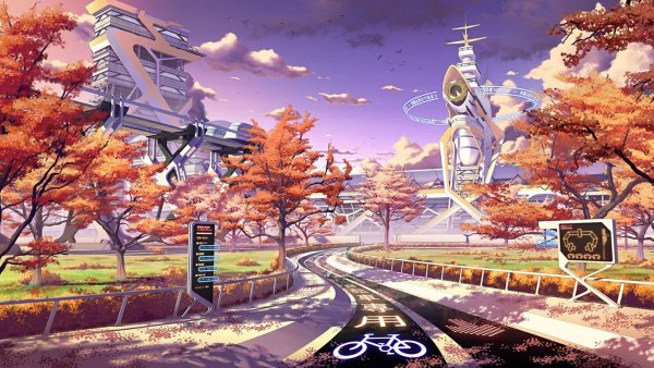 Аниме пейзаж