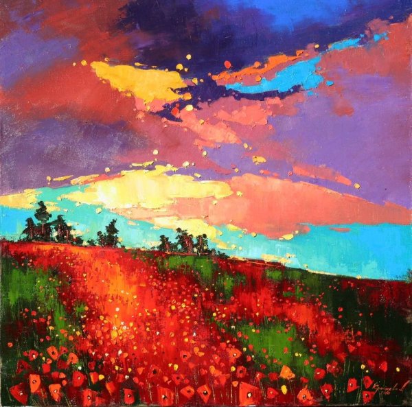 Цветные пейзажи