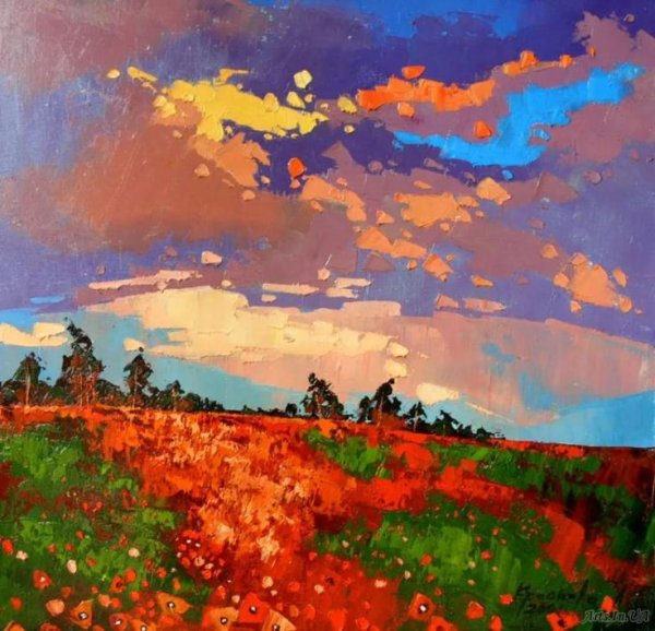 Цвет в пейзаже живопись