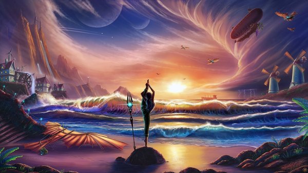 Нереальные пейзажи фэнтези