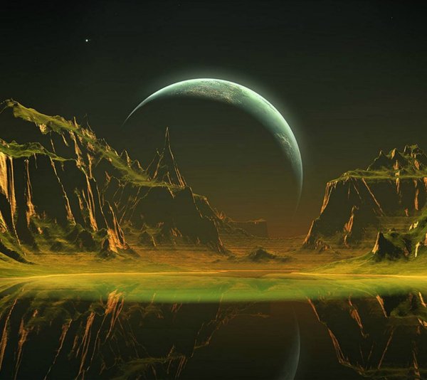 Сказочные фантастические пейзажи