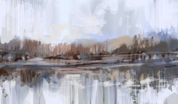 Абстрактный пейзаж фото