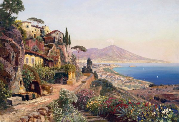 Картины французских пейзажистов 17-18 века