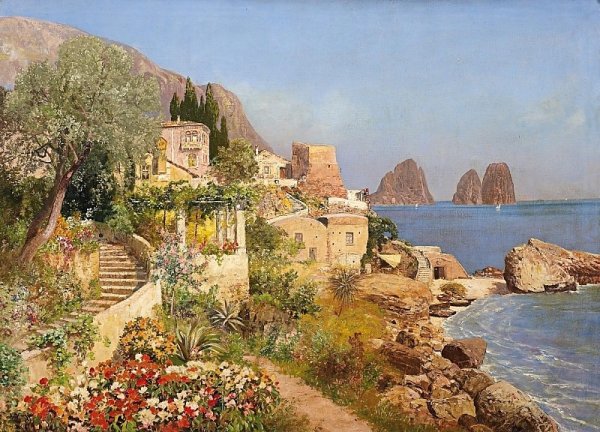 Пейзажи Италии картины 19 века