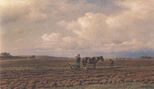 Венецианов на пашне