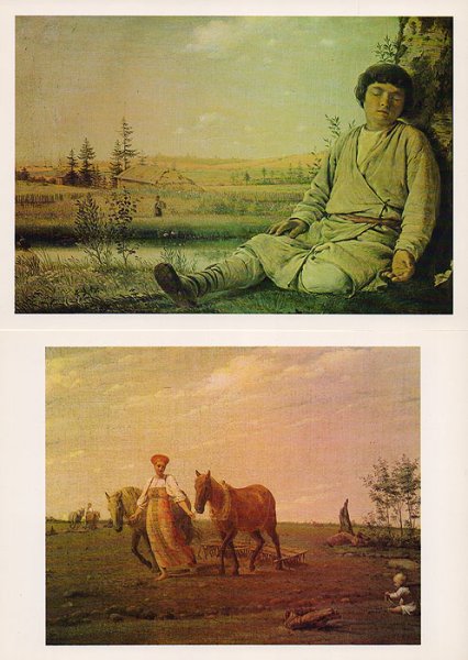 Алексей Гаврилович Венецианов пейзажи