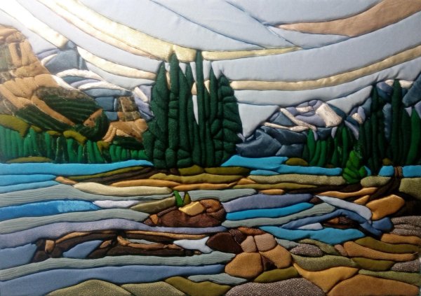 Пейзаж в технике кинусайга