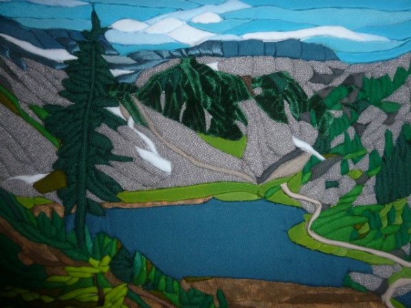 Пейзаж в технике кинусайга