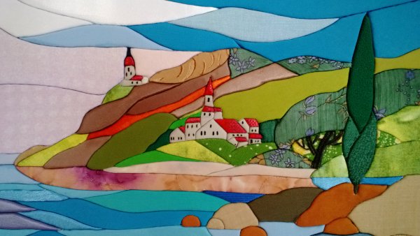 Пейзаж в технике кинусайга