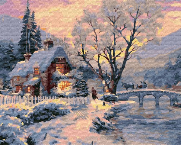 Томас Кинкейд картины зима