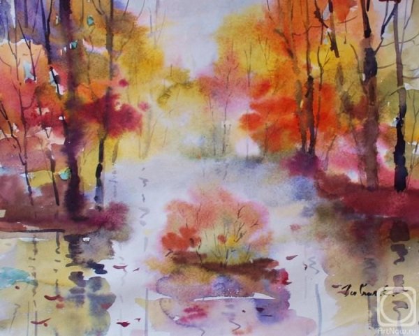 Акварель по сырому