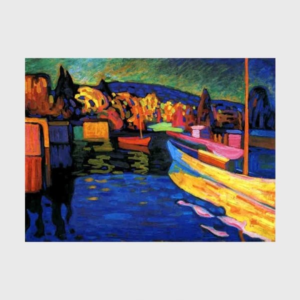 Василий Кандинский осенний пейзаж