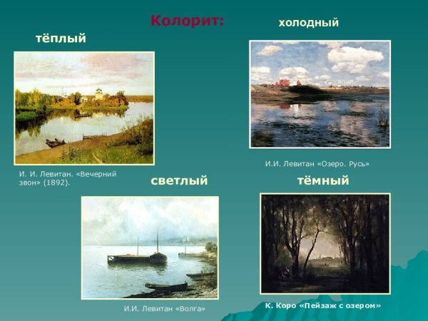 Теплый и ходлодный колор