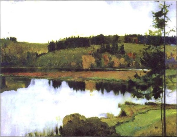 Михаил Нестеров. Осенний пейзаж. 1906.