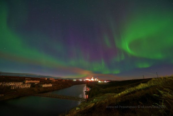 Северное сияние Воркута Северное сияние Воркута