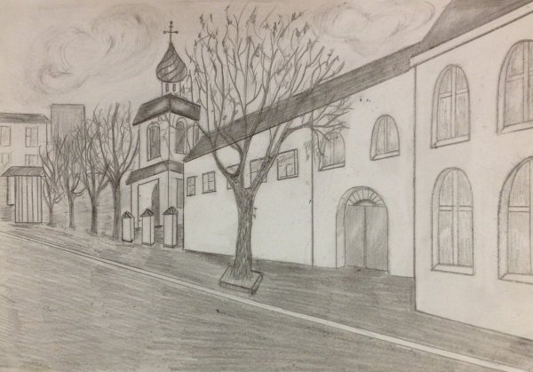 Город карандашом