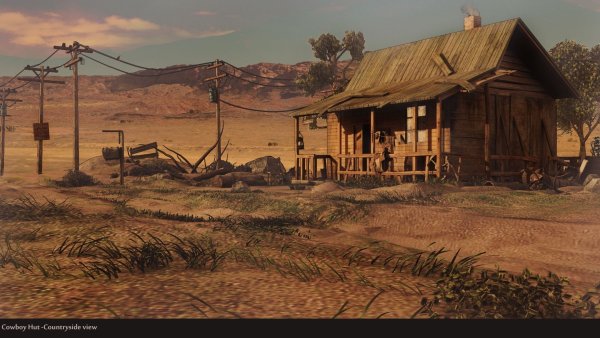 Ранчо в США дикий Запад