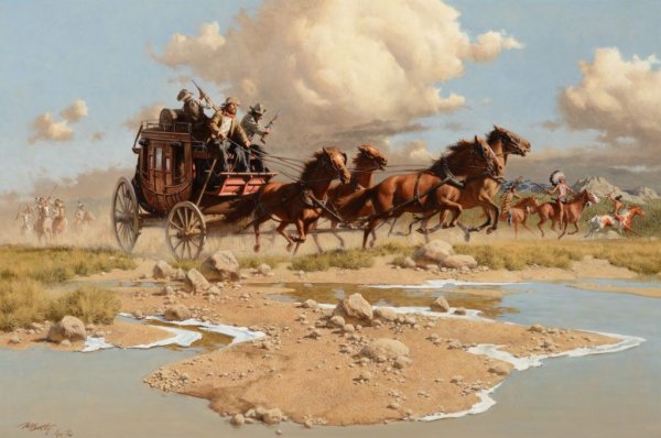 Картины дикий Запад Фрэнк Маккарти