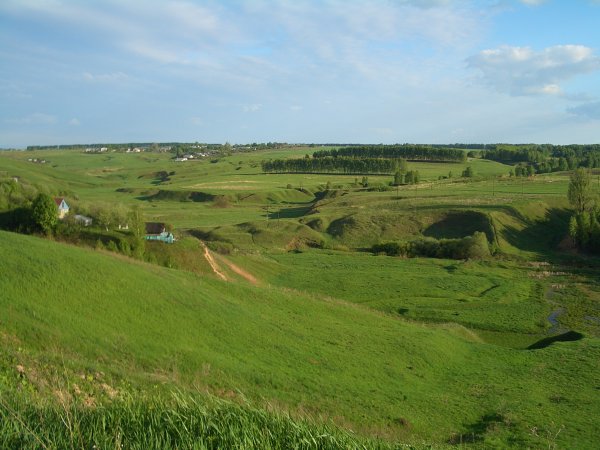 Овражно-балочный рельеф Нижегородской области
