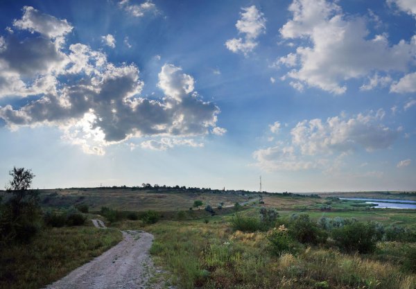 Степь да степь