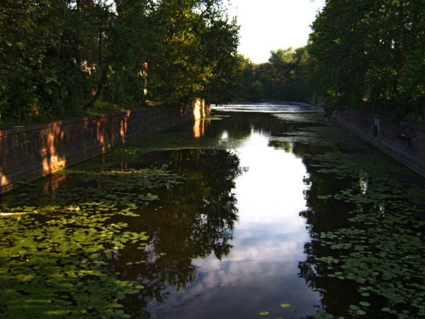 Колпино парк у реки Ижора