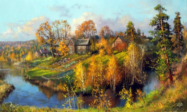 Владимир Юрьевич Жданов (деревня у реки)