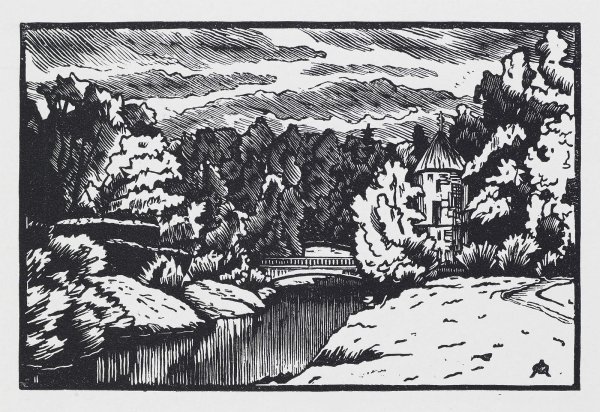 Остроумова Лебедева линогравюра