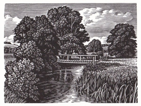 Эстамп линогравюра