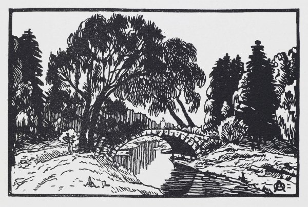 Николсон художник Ксилография