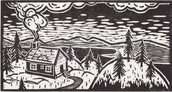 Woodcut Ксилография