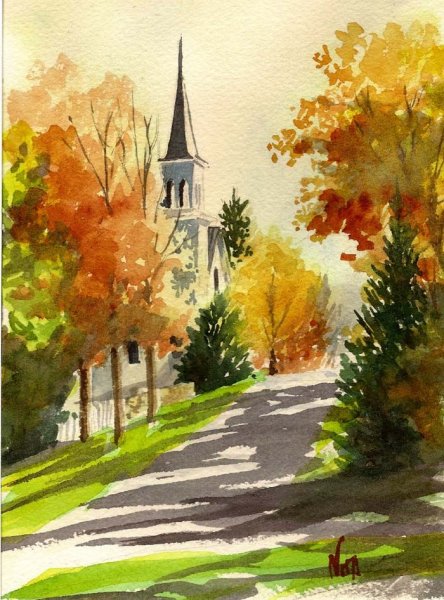 Рисунки красками