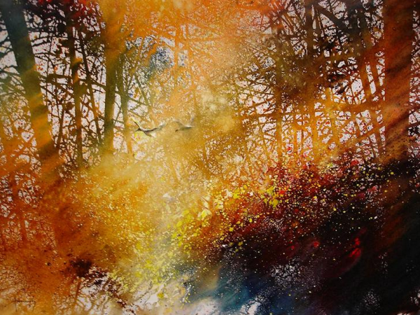 Осенний пейзаж Алла Прима