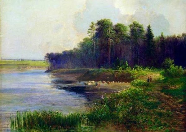 Лодка на реке