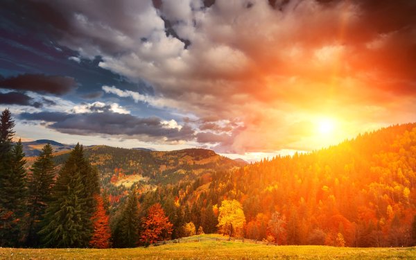 Рассвет осенью