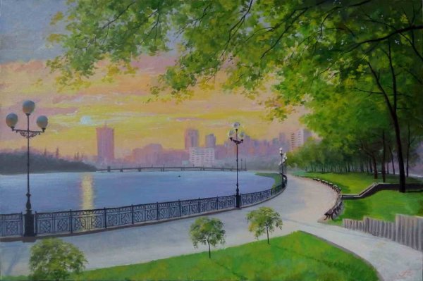 Александр Болотов картины лето