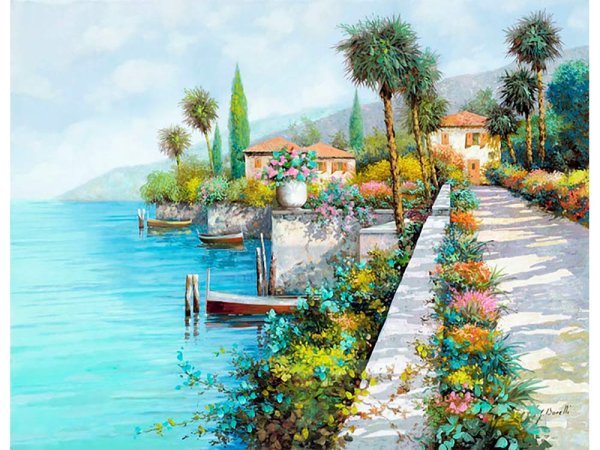 Гвидо Борелли Средиземноморский пейзаж