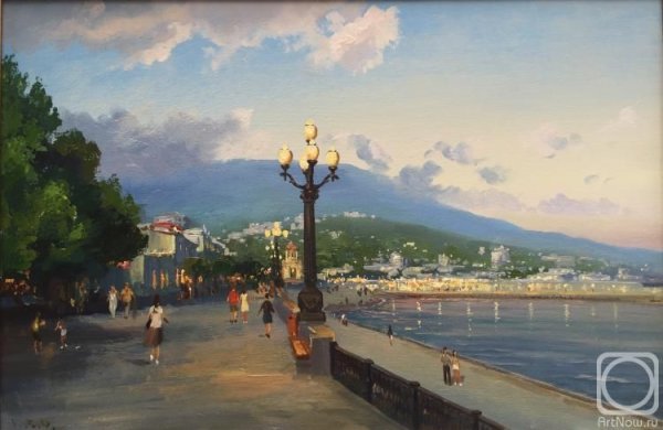 Импрессионизм в живописи Крыма набережная Ялты