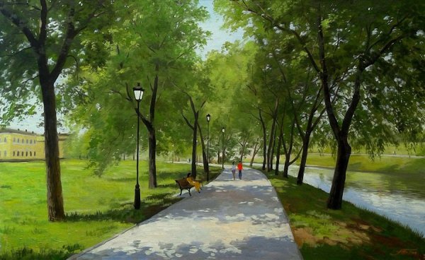 Средиземноморский пейзаж Обуховский Юрий