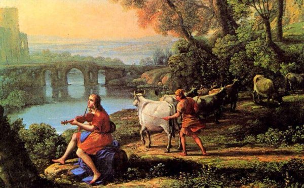 Клод Лоррен бегство в Египет