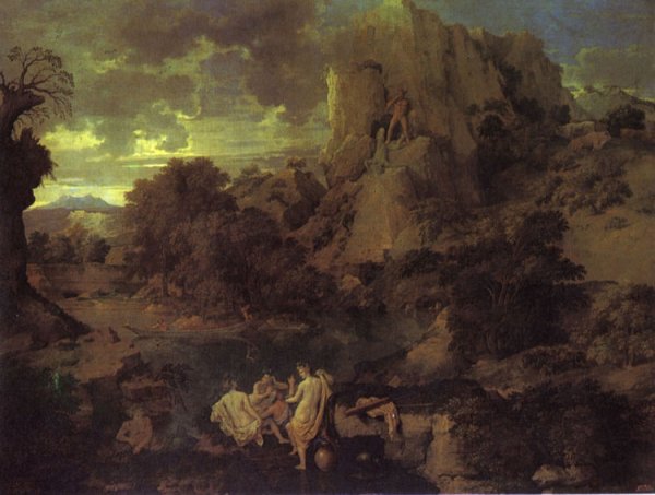 Никола Пуссен пейзаж с геркулесом