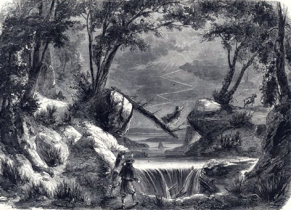 Пейзаж с Полифемом, 1649, Эрмитаж.