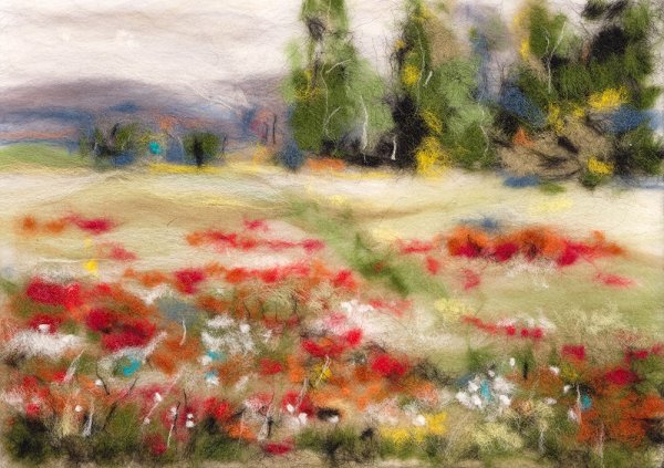 Woolla шерстяная акварель