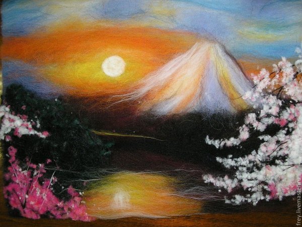 Шерстяная акварель