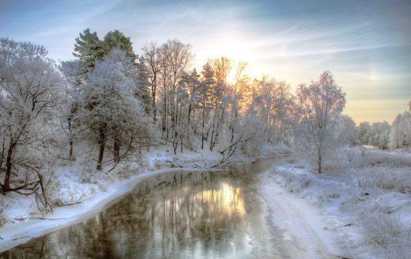 Зимние пейзажи средней полосы России