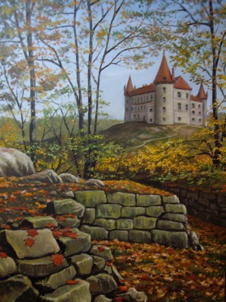 Средневековые замки осенью