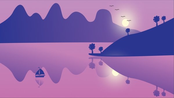 Корел дроу пейзаж